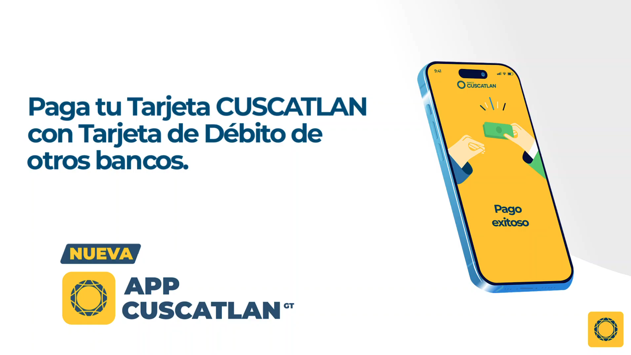 Paga tu Tarjeta CUSCATLAN con tarjeta de débito de otros bancos